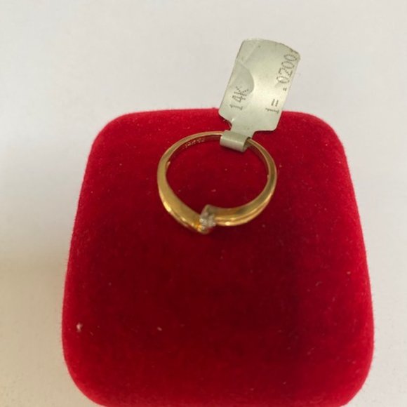 🌟🌸HOST PICK 🌟🌸 NWT 14K GOLD & GENUINE DIAMOND RING Set MSRP $2,595 - Picture 5 of 8